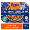 BEN'S ORIGINAL Street Food Gumbo with Chicken Sausage, Prepared Entr??e, Microwave in 90 Seconds, 255 g, Ben's Original Street Food Gumbo with Chicken Sausage