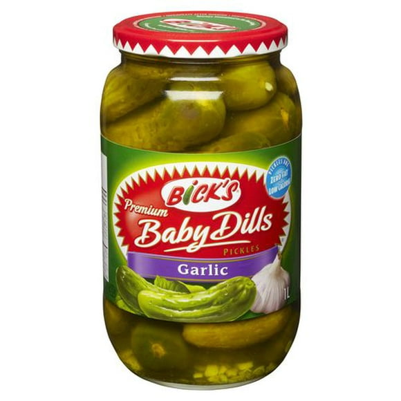 Bick???s?? Garlic Baby Dills Pickles 1L, 1 L
