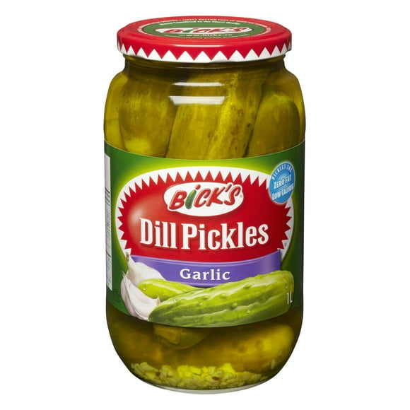 Bick???s Garlic Whole Dill Pickles, 1 L
