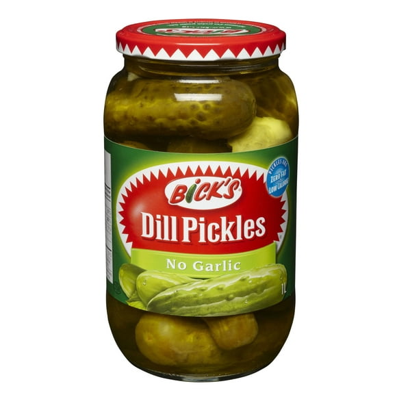 Bick???s No Garlic Dill Pickles (1L), Bick???s No Garlic Dill Pickles