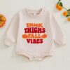 Wholesale 0-12M Baby Lettered Towel Embroidered Crew Ne