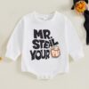Wholesale 0-18M Baby Halloween Ghost Print Long Sleeve