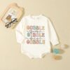 Wholesale 0-18M Thanksgiving Letter Print Long Sleeve R