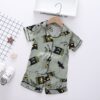 Wholesale 12M-5Y Toddler Boys Cartoon Ice Silk Lounge C
