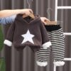 Wholesale 12M-5Y Toddler Boys Fleece Hoodie Two Piece S