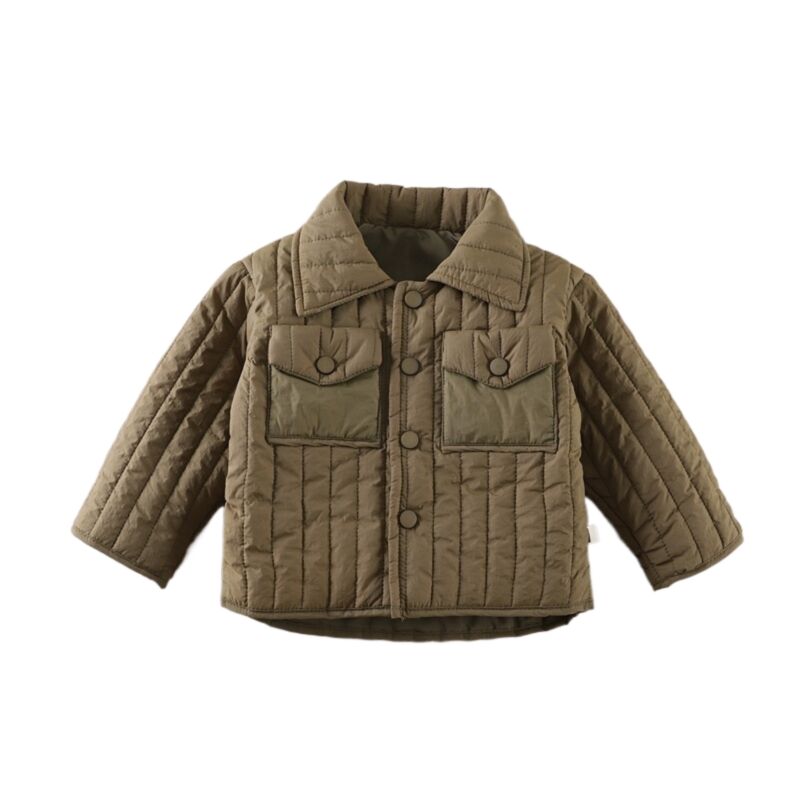Wholesale 12M-5Y Toddler Boys Pockets Cotton Jackets &