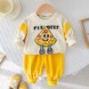 Wholesale 12M-5Y Toddler Boys Sets Cartoon Pizza Printe