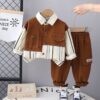 Wholesale 12M-5Y Toddler Boys Vertical Striped Color Ma