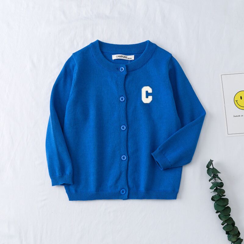Wholesale 12M-6Y Long Sleeves Knit Sweater Cardigan C L