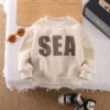 Wholesale 12M-6Y Toddler Boys Letter Long-Sleeved Lette