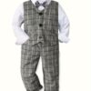 Wholesale 12M-6Y Toddler Boys Suit Sets Long-Sleeved Sh