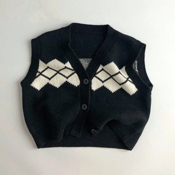 Wholesale 12M-7Y Toddler Sweater Vest Cardigan Or Short