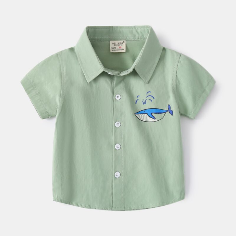 Wholesale 18M-6Y Toddler Boys Cartoon Dinosaur Pattern