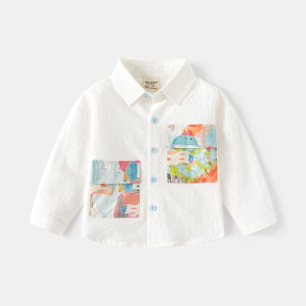 Wholesale 18M-6Y Toddler Boys Casual Pockets Printed Lo