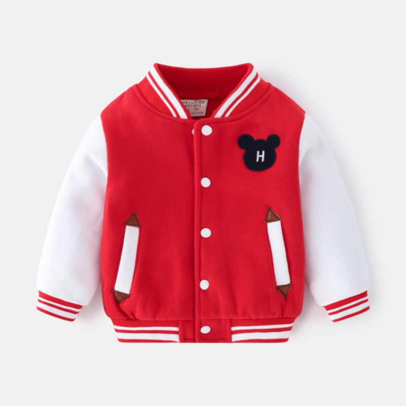 Wholesale 18M-6Y Toddler Boys Long-Sleeved Hooded Jacke