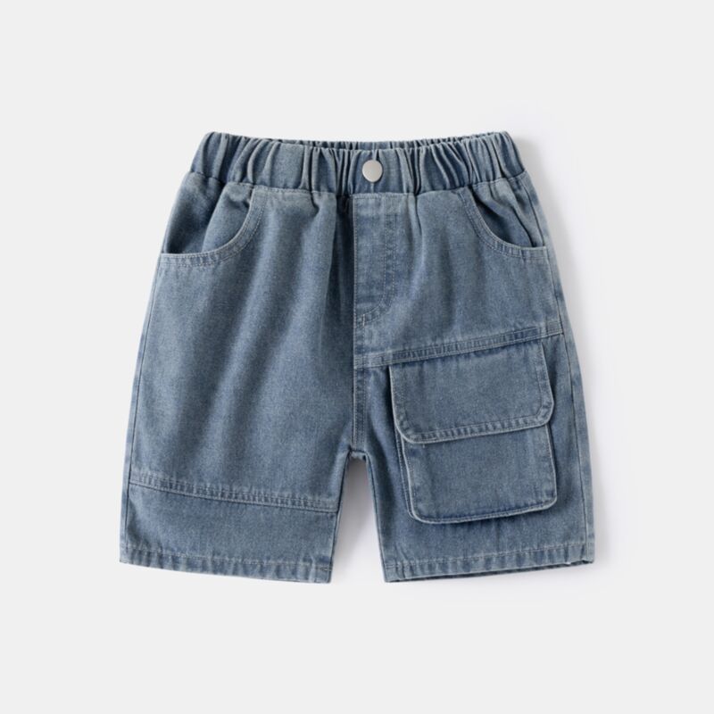Wholesale 18M-6Y Toddler Boys Pocket Denim Cargo Shorts