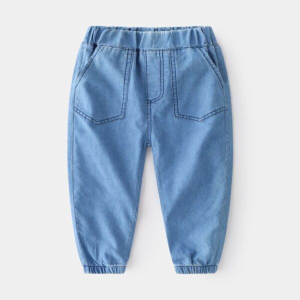 Wholesale 18M-6Y Toddler Boys Pocket Denim Casual Trous