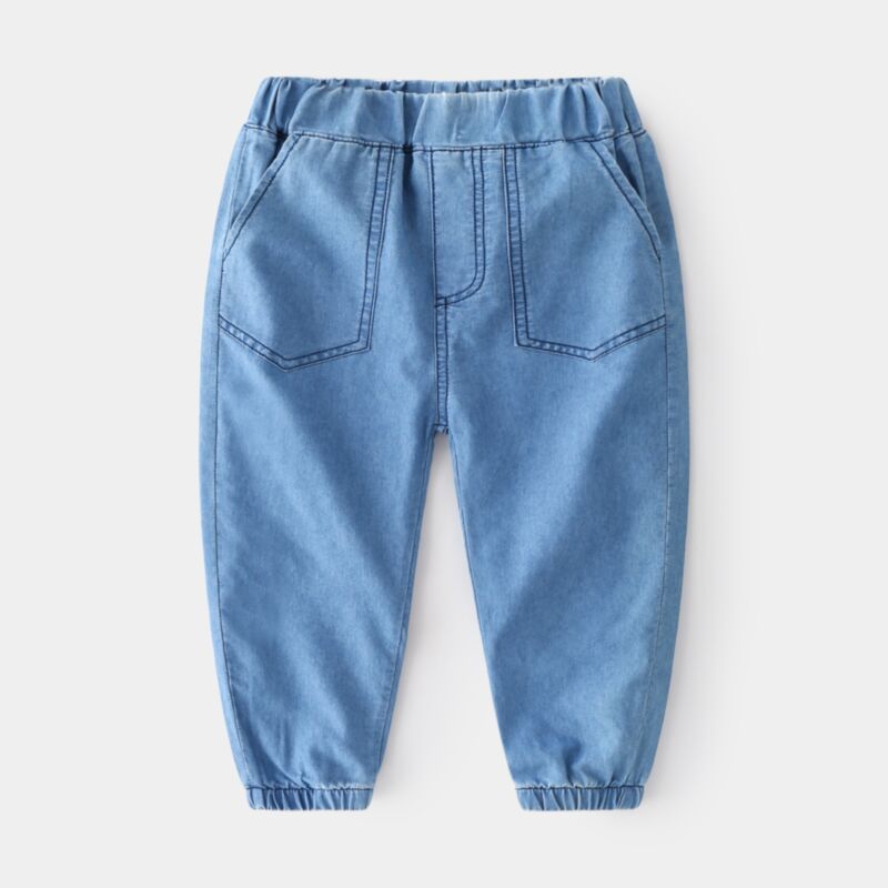 Wholesale 18M-6Y Toddler Boys Pocket Denim Casual Trous