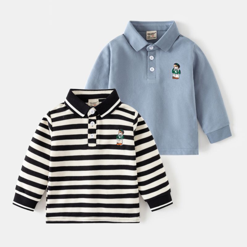 Wholesale 18M-6Y Toddler Boys Polo Shirts Wholesale Boy