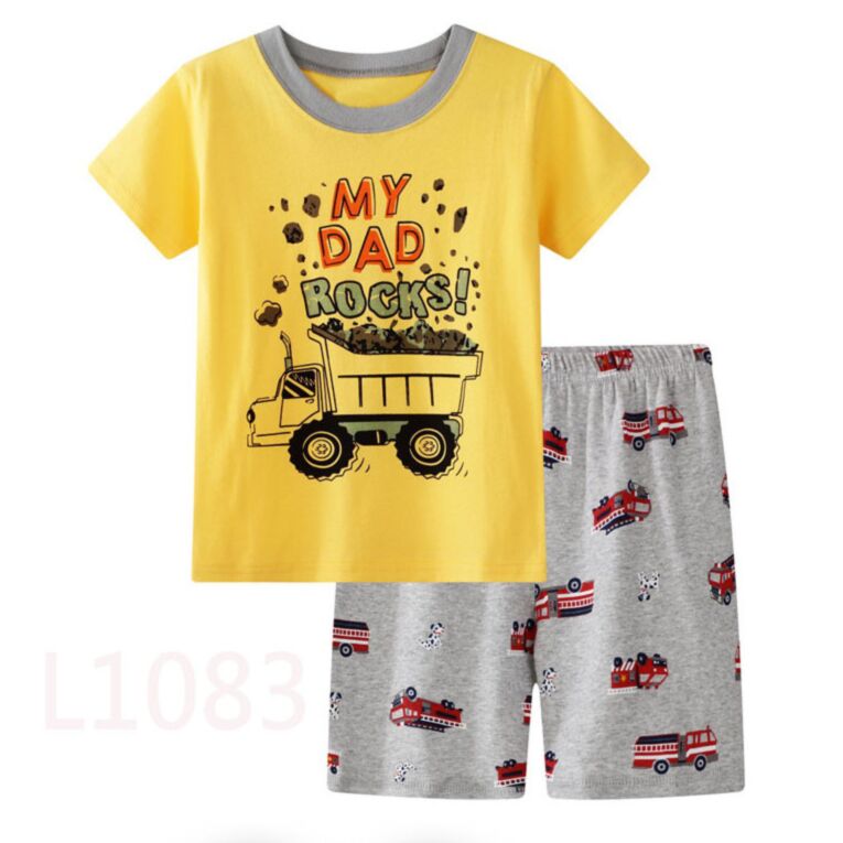 Wholesale 18M-6Y Toddler Boys Summer Short-Sleeved Sets