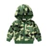 Wholesale 18M-6Y Toddler Boys Zip-Up Camo Hooded Sweats