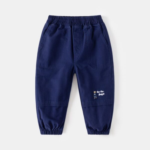 Wholesale 18M-6Y Toddler Casual Pants Cartoon Embroider