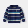 Wholesale 18M-6Y Toddler Embroidered Fashion Stripe Boy