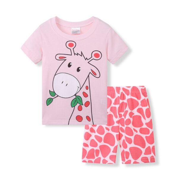 Wholesale 18M-6Y Toddler Girls Summer Short Sleeve Sets