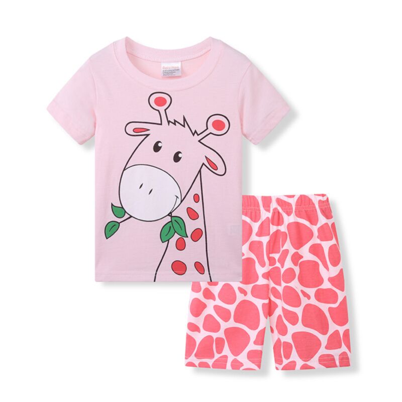 Wholesale 18M-6Y Toddler Girls Summer Short Sleeve Sets