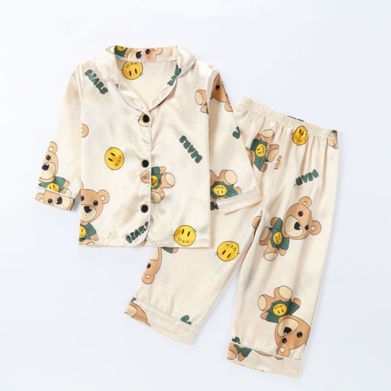 Wholesale 18M-6Y Toddler Loungewear Sets Cartoon Printe