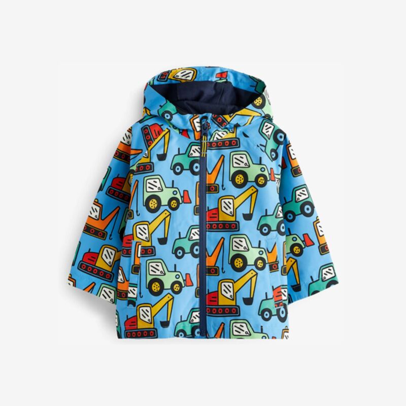 Wholesale 18M-7Y Toddler Boys Car Printing Hooded Zippe