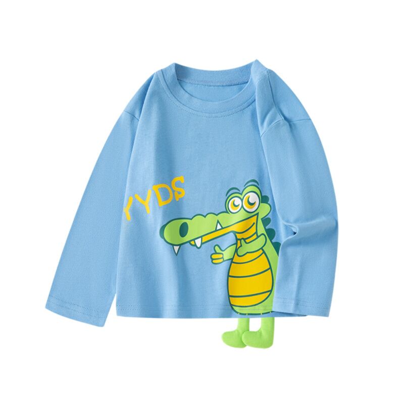 Wholesale 18M-7Y Toddler Boys Cartoon Dinosaur Print Lo