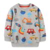 Wholesale 18M-7Y Toddler Boys Cartoon Excavator Print S