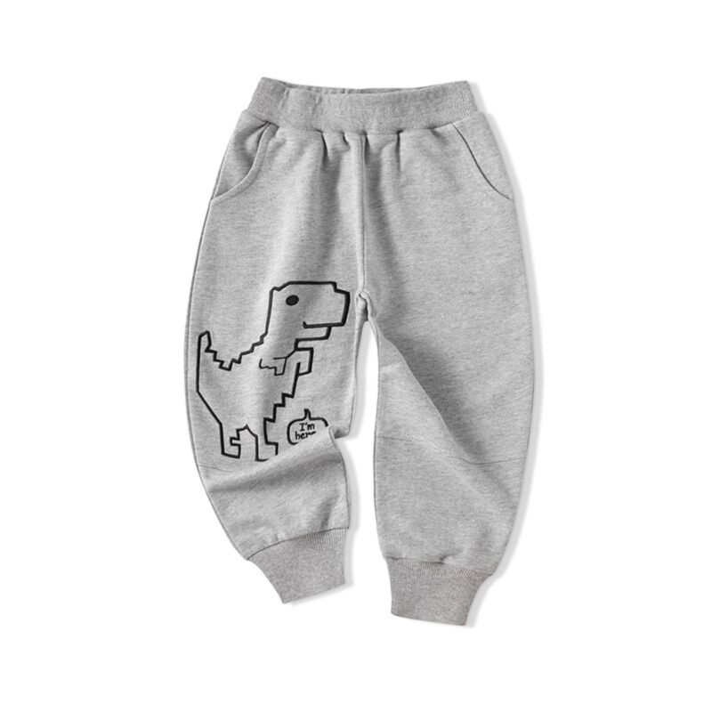 Wholesale 18M-7Y Toddler Boys Casual Dinosaur Track Pan