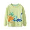 Wholesale 18M-7Y Toddler Boys Cotton Crew Neck Sweatshi