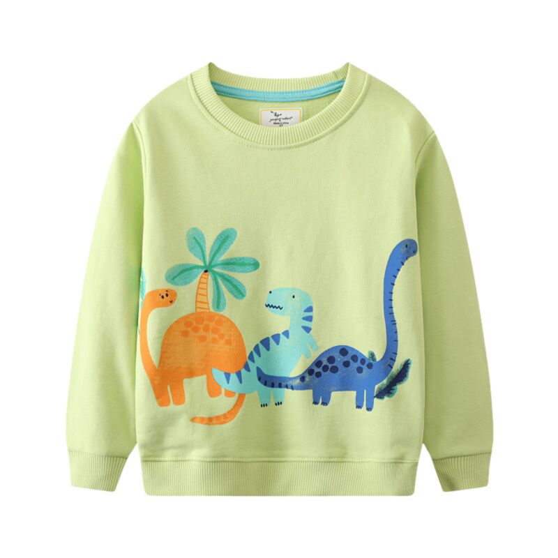 Wholesale 18M-7Y Toddler Boys Cotton Crew Neck Sweatshi