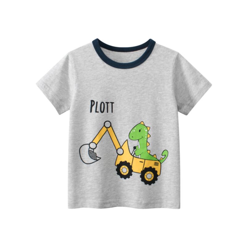 Wholesale 18M-7Y Toddler Boys Excavators Dino Print Sho
