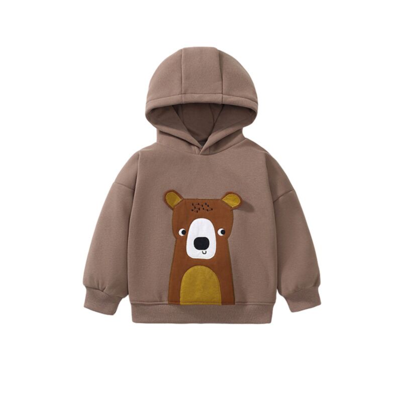 Wholesale 18M-7Y Toddler Boys Fleece Sweatshirt Bear Ho