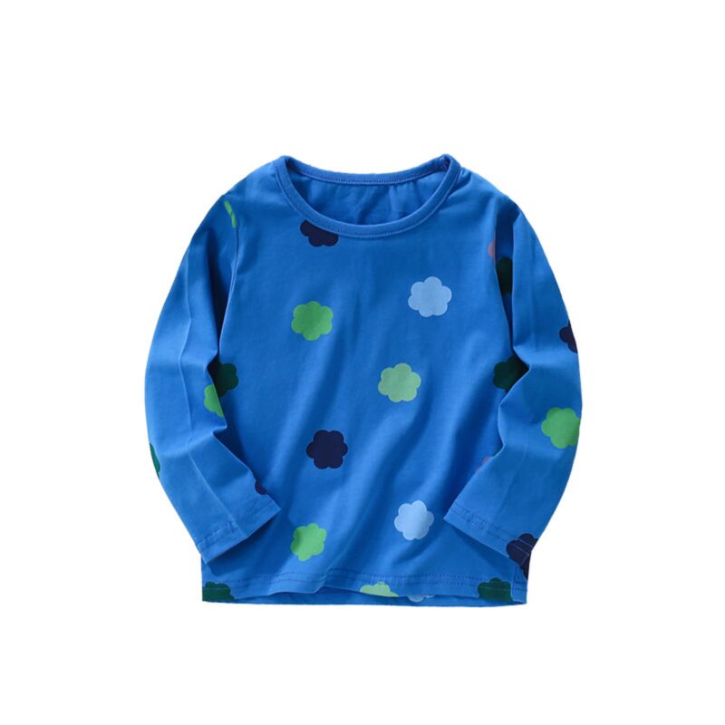 Wholesale 18M-7Y Toddler Boys Floral Long Sleeve T-Shir