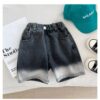 Wholesale 18M-7Y Toddler Boys Gradient Denim Shorts Who