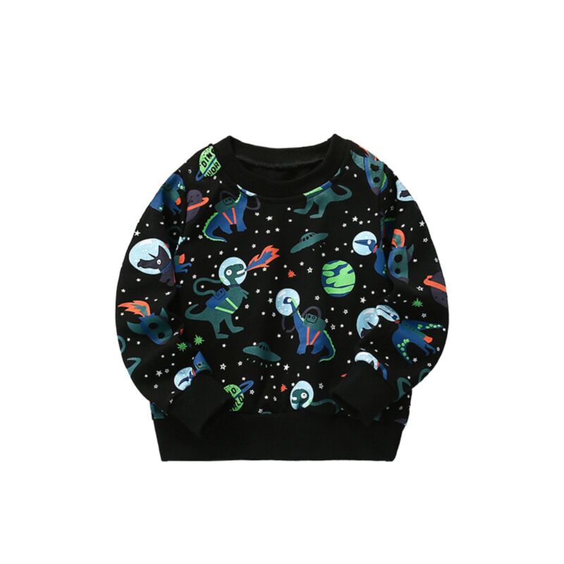 Wholesale 18M-7Y Toddler Boys Round Neck Long Sleeve Bo