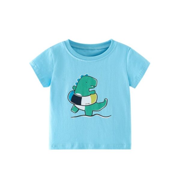 Wholesale 18M-7Y Toddler Boys Short Sleeve Cartoon T-Sh