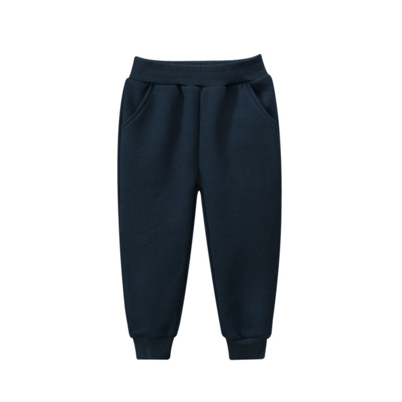 Wholesale 18M-7Y Toddler Boys Solid Color Fleece Sweatp