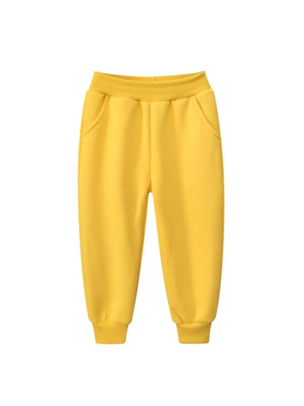 Wholesale 18M-7Y Toddler Boys Solid Color Sweatpants Wh
