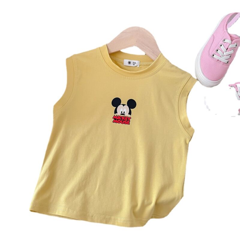 Wholesale 18M-7Y Toddler Girl & Boy Sleeveless Cartoon