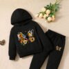 Wholesale 2-7Y Toddler Boys Butterfly Long Sleeve Hoode