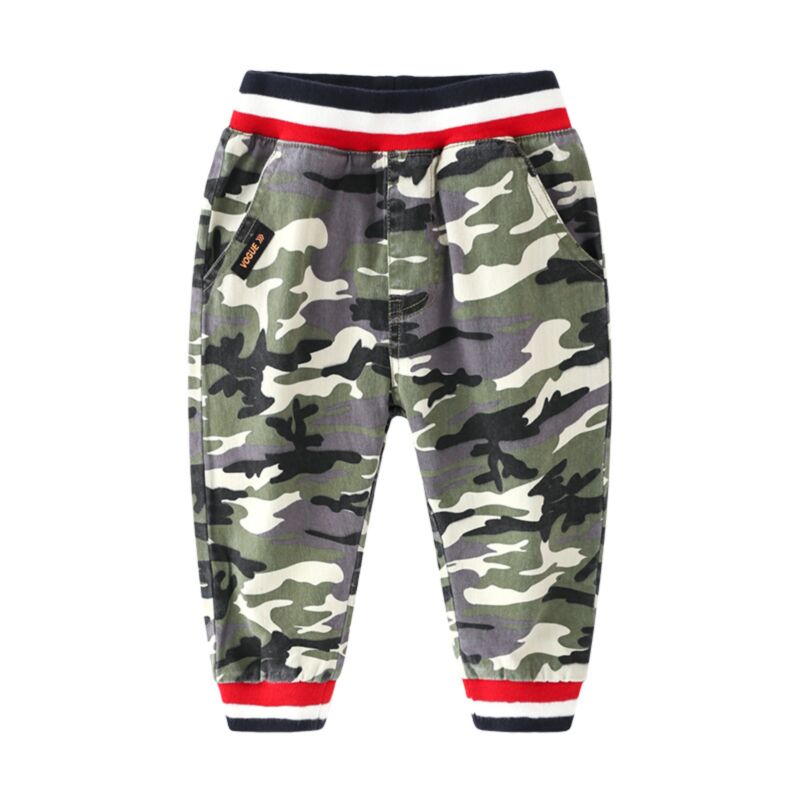Wholesale 2-7Y Toddler Boys Camo Print Trousers Wholesa