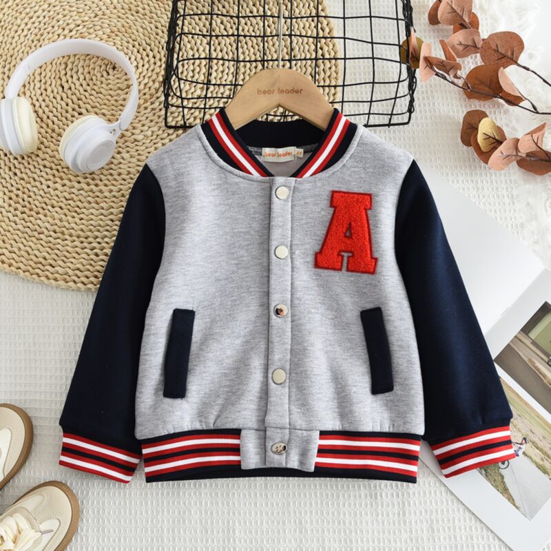 Wholesale 2-7Y Toddler Boys Casual Baseball Letter Loos