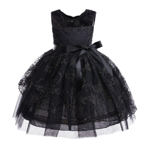 Wholesale 2-8Y Kids Girls Lace Mesh Hollow Sleeveless P