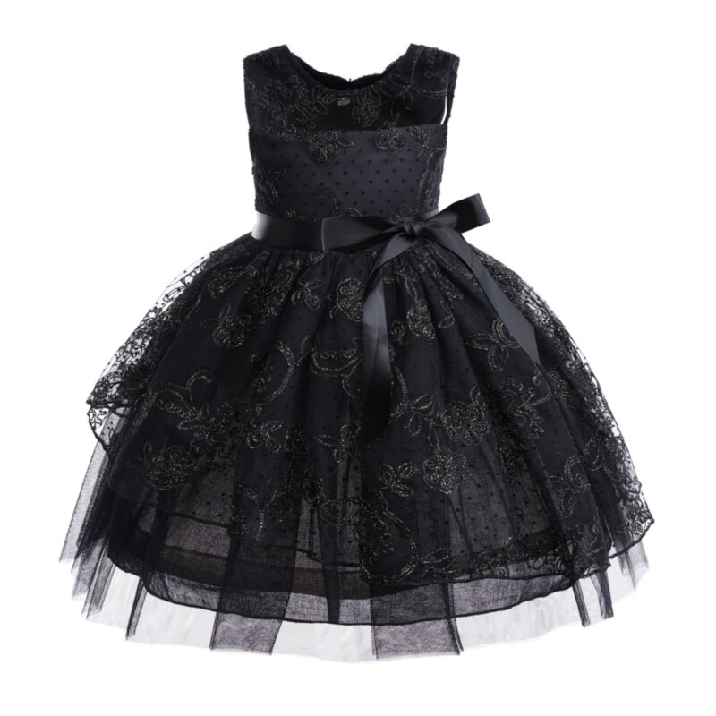 Wholesale 2-8Y Kids Girls Lace Mesh Hollow Sleeveless P